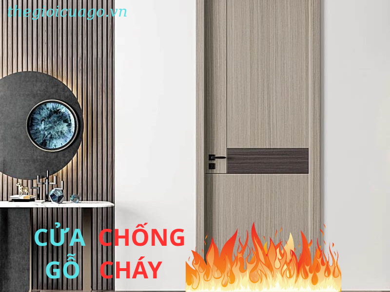 Cửa gỗ chống cháy huge