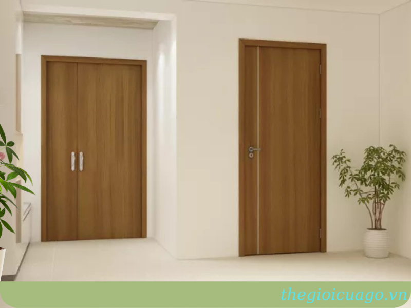 Cửa gỗ thông phòng composite