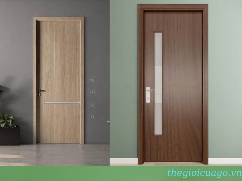 Cửa gỗ thông phòng đẹp