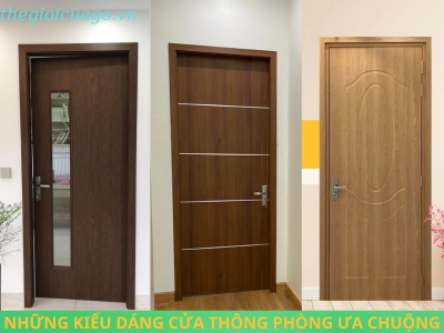 Những kiểu dáng cửa thông phòng nào đang được ưa chuộng nhất hiện nay?