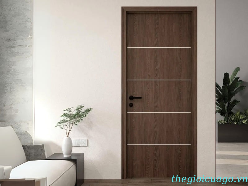 Cửa gỗ composite chỉ trang trí