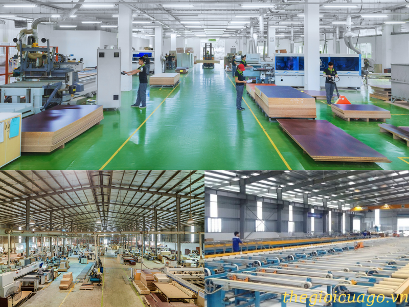 Phân xưởng sản xuất cửa gỗ Huge