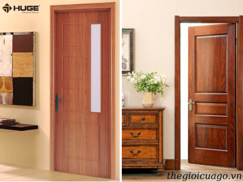 Cửa gỗ ghép thanh của Huge