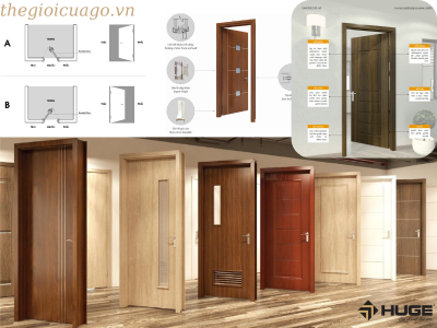 Những sai lầm cần tránh khi xác định hướng mở cửa gỗ nhựa Huge.
