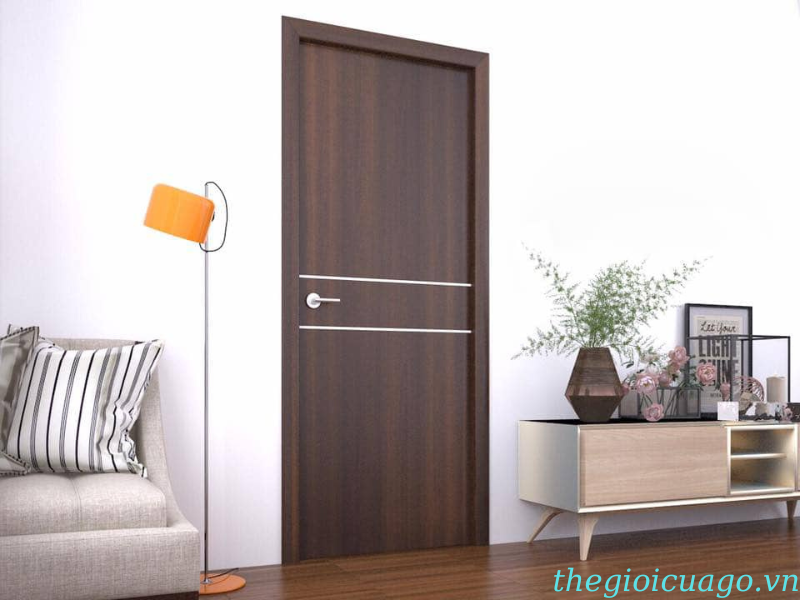 Cửa phòng ngủ bằng gỗ composite