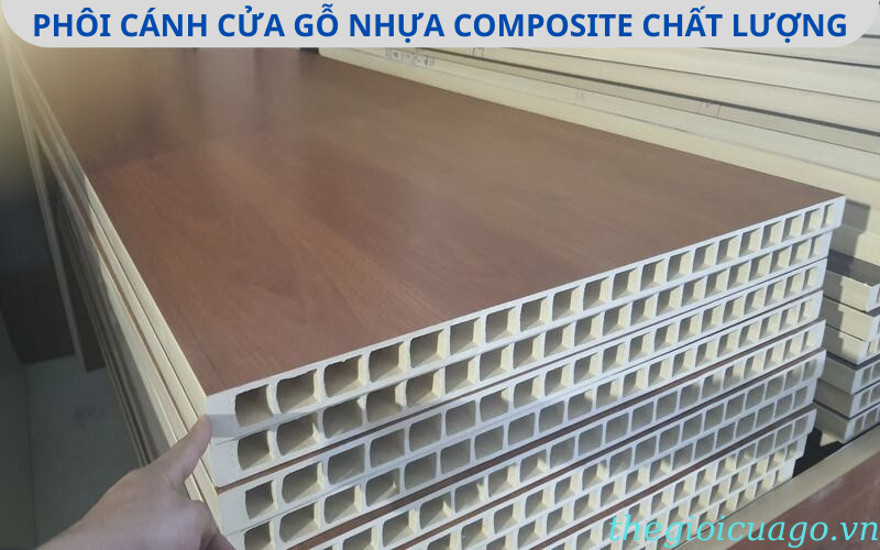 Phôi cánh cửa gỗ nhựa composite